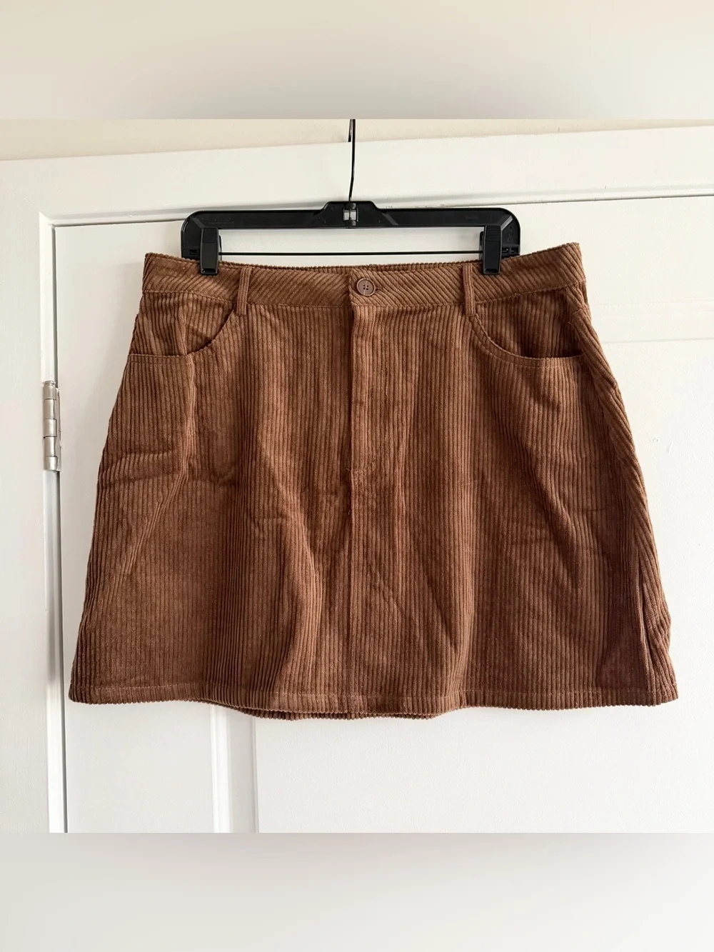 Francesca’s Brown Mini Corduroy Skirt NWT